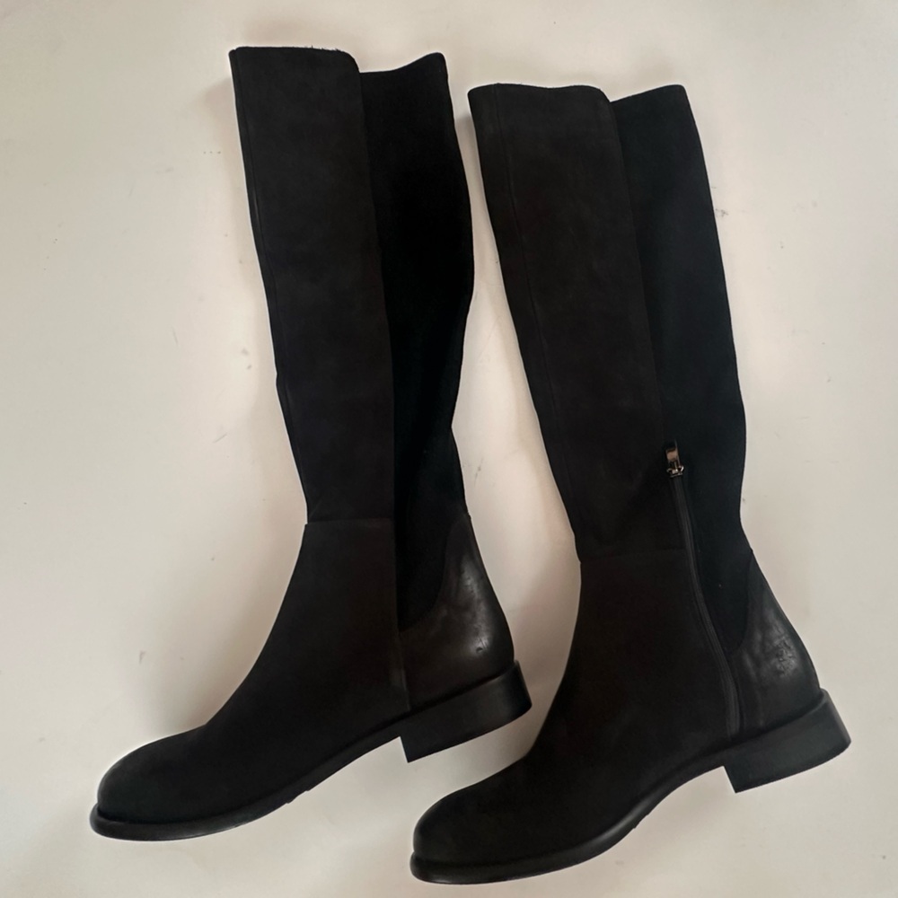 CORDANI knee high boot in black suede - Picture 2 of 7